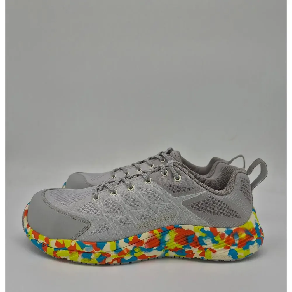 Merrell Moab Flight CF Work Shoes Women’s Size 9.5 Gray Multicolor SR Comfort